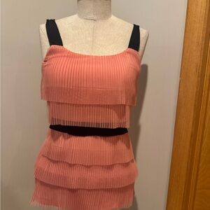 Pink Layered Sleeveless Top